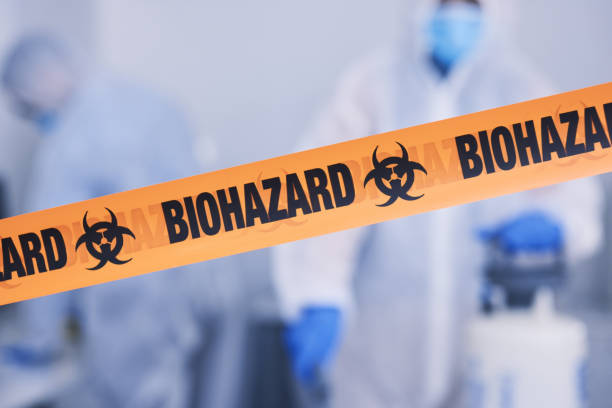 Professional Biohazard Cleanup technician working in Elba, NE